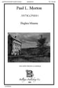 Antigonish SATB choral sheet music cover